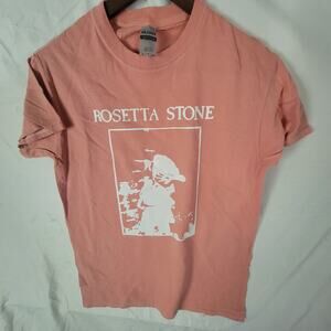 Rosetta Stone  band   t shirt size   small pink